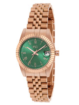 Women's Rose Gold Casual Round Analogue Watch-FCN00085E