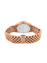 Women's Rose Gold Casual Round Analogue Watch-FCN00085E