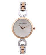 Women's Rose Gold Casual Round Analogue Watch-FCN00092D