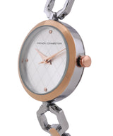 Women's Rose Gold Casual Round Analogue Watch-FCN00092D