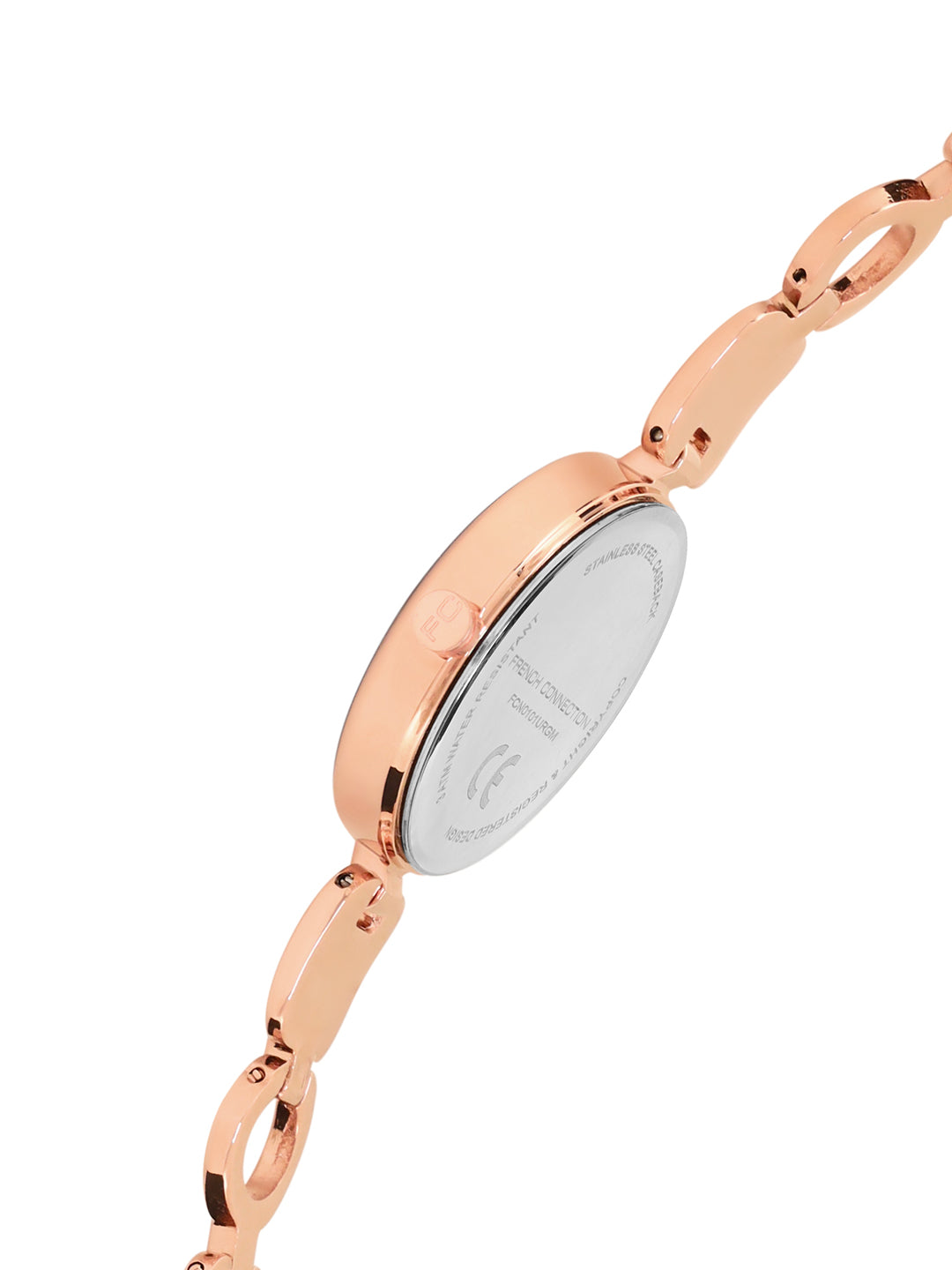 Women's Blue Metal Round Analogue Watch