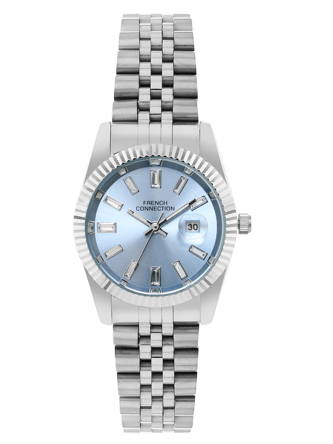 Women's Blue Alloy Round Analogue Watch