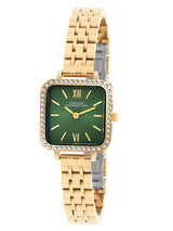 Women's Gold Metal Square Analogue Watch