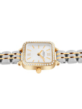 Women's Gold Metal Square Analogue Watch