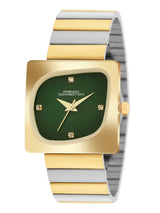 Women's Gold Metal Square Analogue Watch