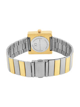 Women's Gold Metal Square Analogue Watch