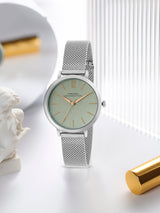 Women's Green Dial Color Watch - FCN051B