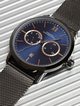 Men's Grey Casual Round Analogue Watch-FCN085GNM