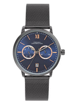 Men's Grey Casual Round Analogue Watch-FCN085GNM