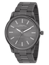 Men's Grey Casual Round Analogue Watch-FCN091GNM