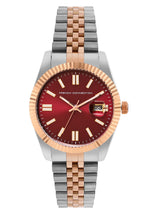 Men's Silver Gold Tone Casual Round Analogue Watch-FCP41RTM-M