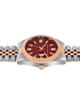 Men's Silver Gold Tone Casual Round Analogue Watch-FCP41RTM-M