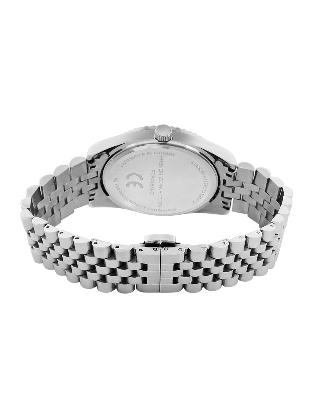 Men's Silver Casual Round Analogue Watch-FCP41SM-O