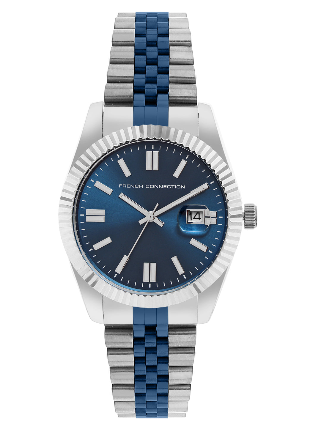 Men's Silver Casual Round Analogue Watch-FCP41USM