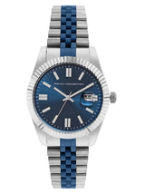 Men's Silver Casual Round Analogue Watch-FCP41USM