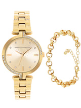 Women's gold Casual Analogue Watch-FCW04GM