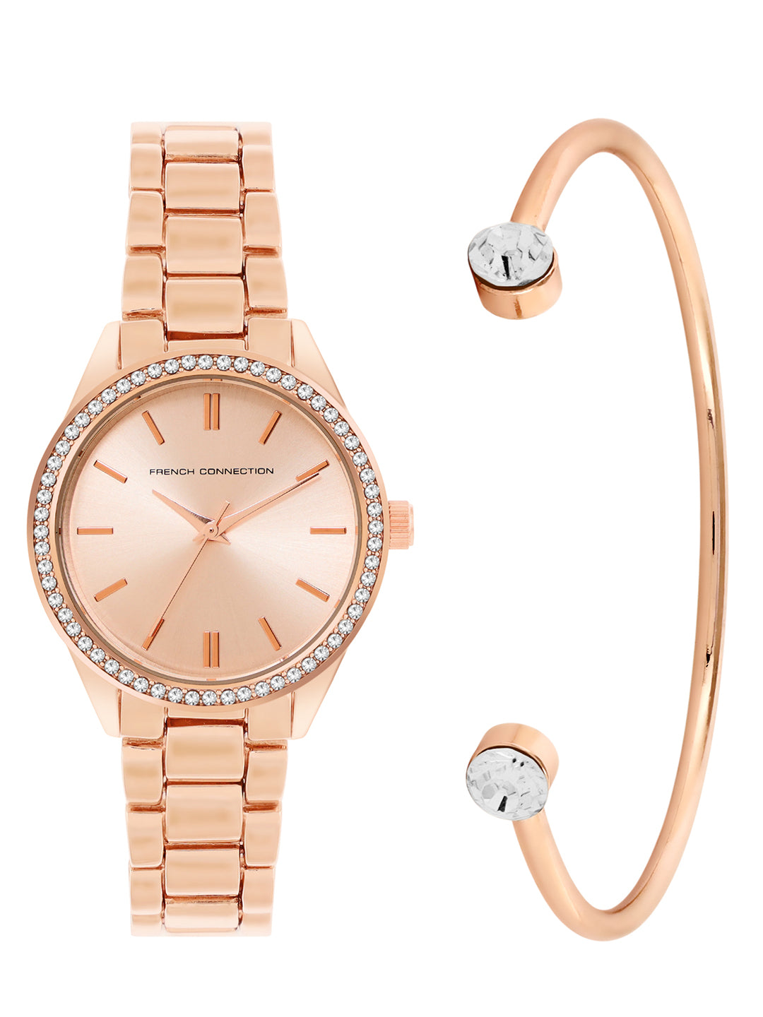 Women's Rose Gold Casual Analogue Watch-FCW07RGM