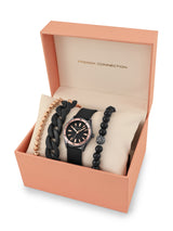 Women's Black Casual Round Analogue Watch-FCW13BL