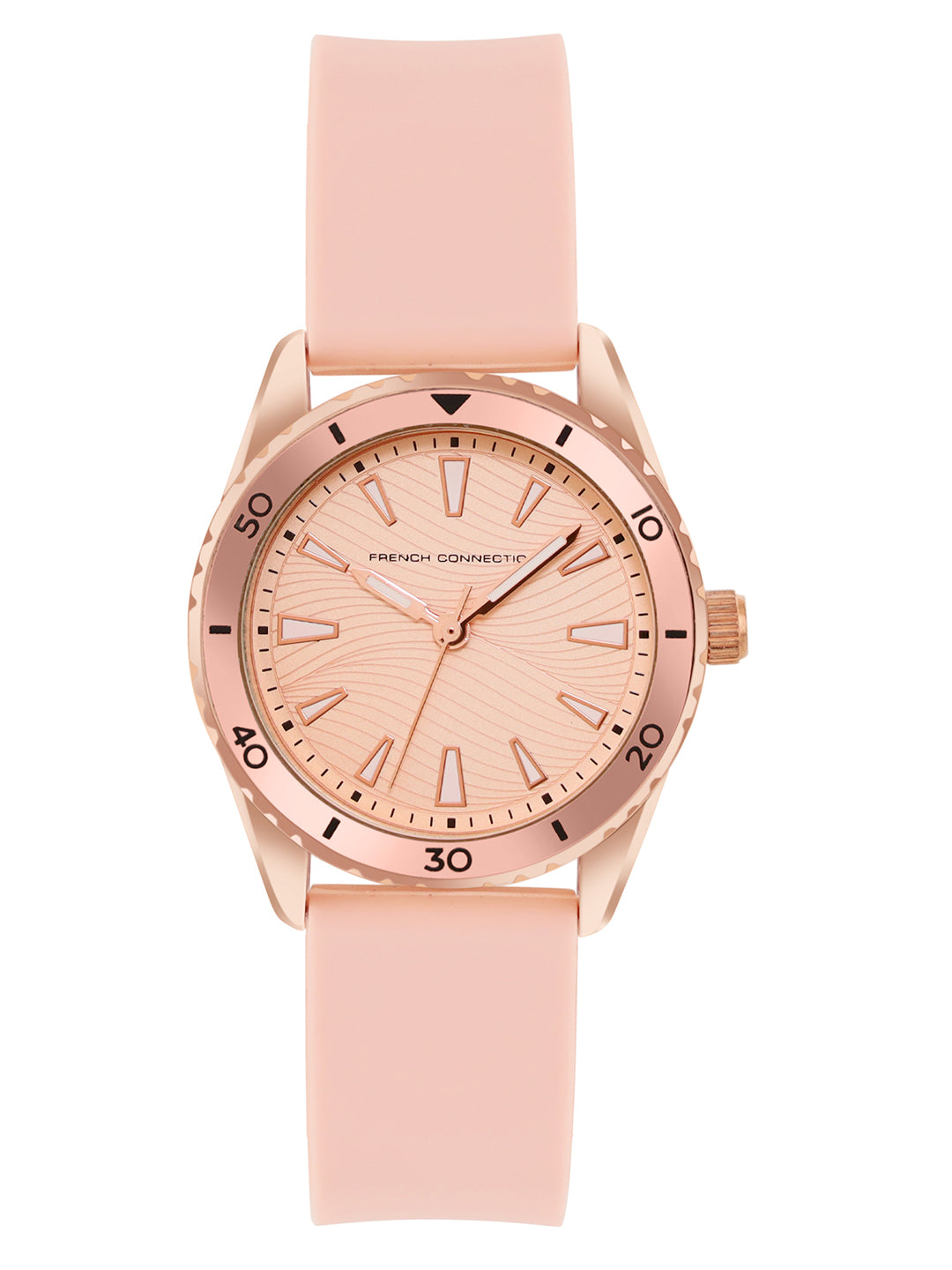 Women's Pink Casual Round Analogue Watch-FCW13PL