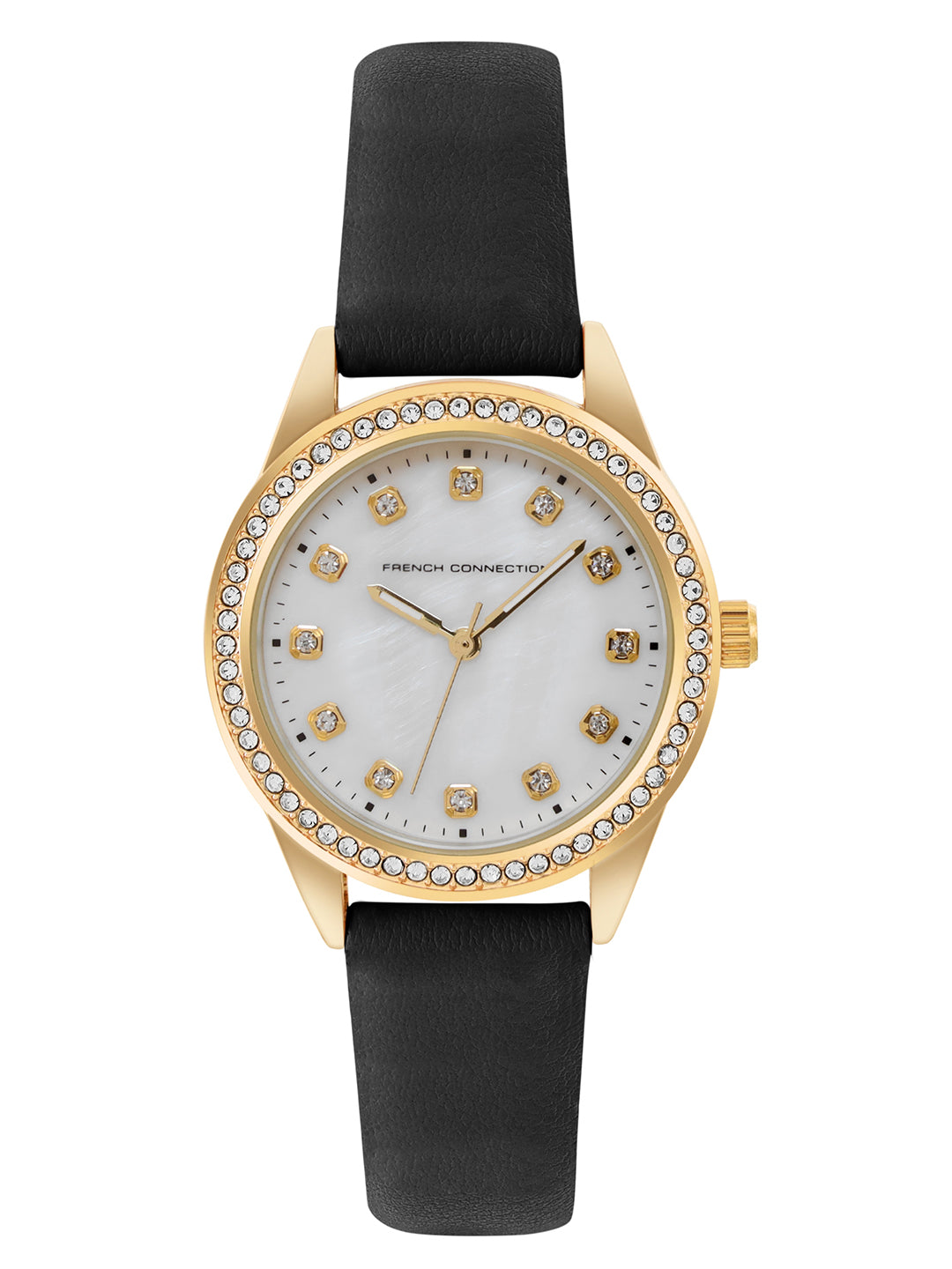 Women's Black Casual Round Analogue Watch-FCW15BL