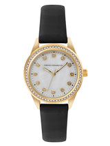 Women's Black Casual Round Analogue Watch-FCW15BL