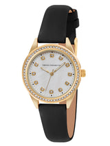 Women's Black Casual Round Analogue Watch-FCW15BL
