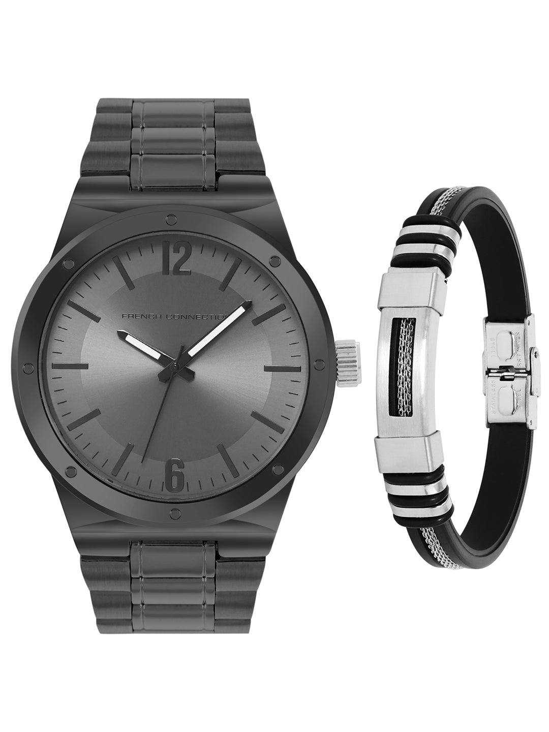 Men's Black Casual Round Analogue Watch-FCW17BM