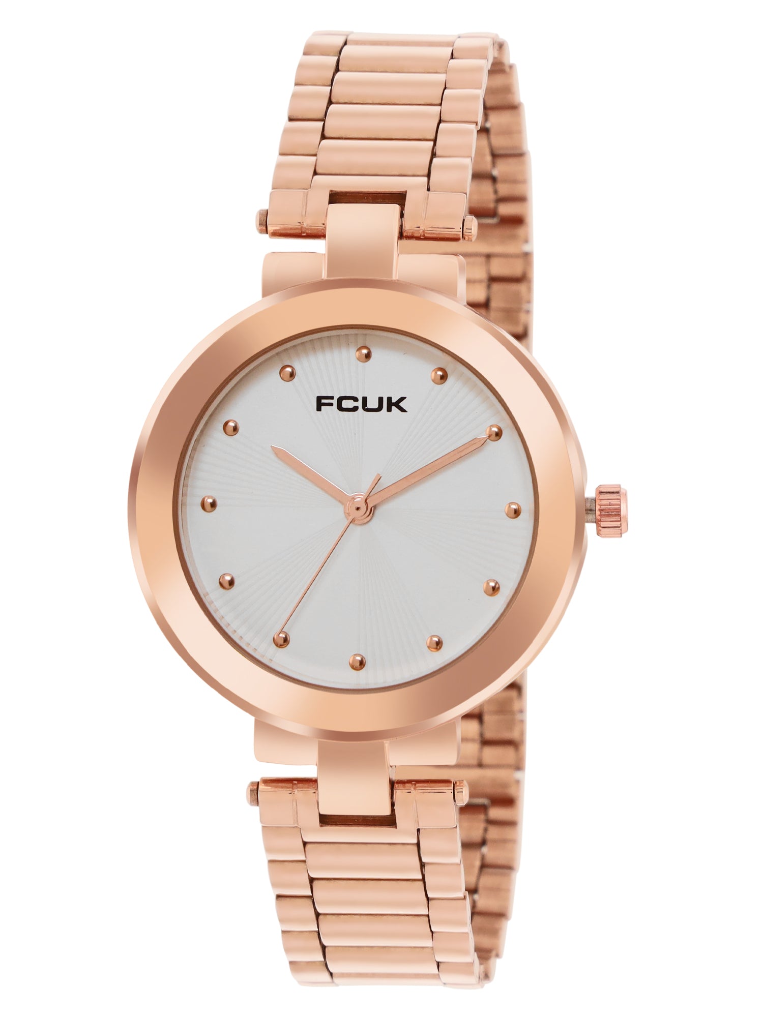 Women's Gold Casual Analogue Watch-FK00028A