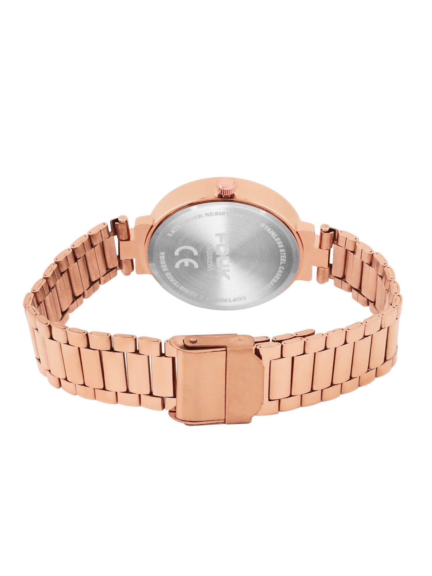 Women's Gold Casual Analogue Watch-FK00028A