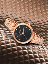 Women's Gold Casual Analogue Watch-FK00029B