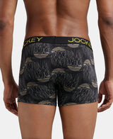 Men's Black Cotton Stretch Trunk