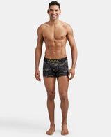 Men's Black Cotton Stretch Trunk
