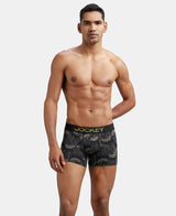 Men's Black Cotton Stretch Trunk