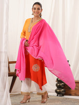 Women's Multicolor Festive Ombre Full Sleeves Kurta Sets