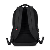 Unisex Black Casual Solid Backpack