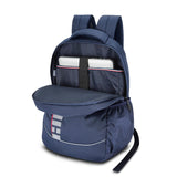 Unisex Navy Casual Solid Backpack