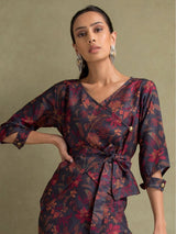 Women's Multicolor Casual Regular Fit Printed Top