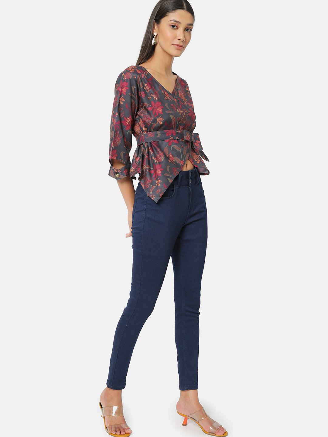 Women's Multicolor Casual Regular Fit Printed Top
