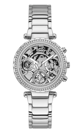 Women's Silver Solid Round 37 mm Analogue Watch - GW0403L1