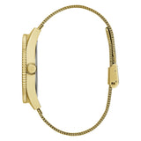 Men's Gold Solid Round 44 mm Analogue Watch - GW0495G2
