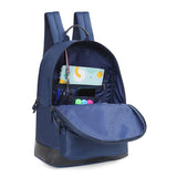 Unisex Navy Casual Solid Backpack
