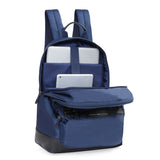 Unisex Navy Casual Solid Backpack
