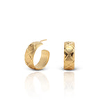 Women's Golden Cushion C-Hoops