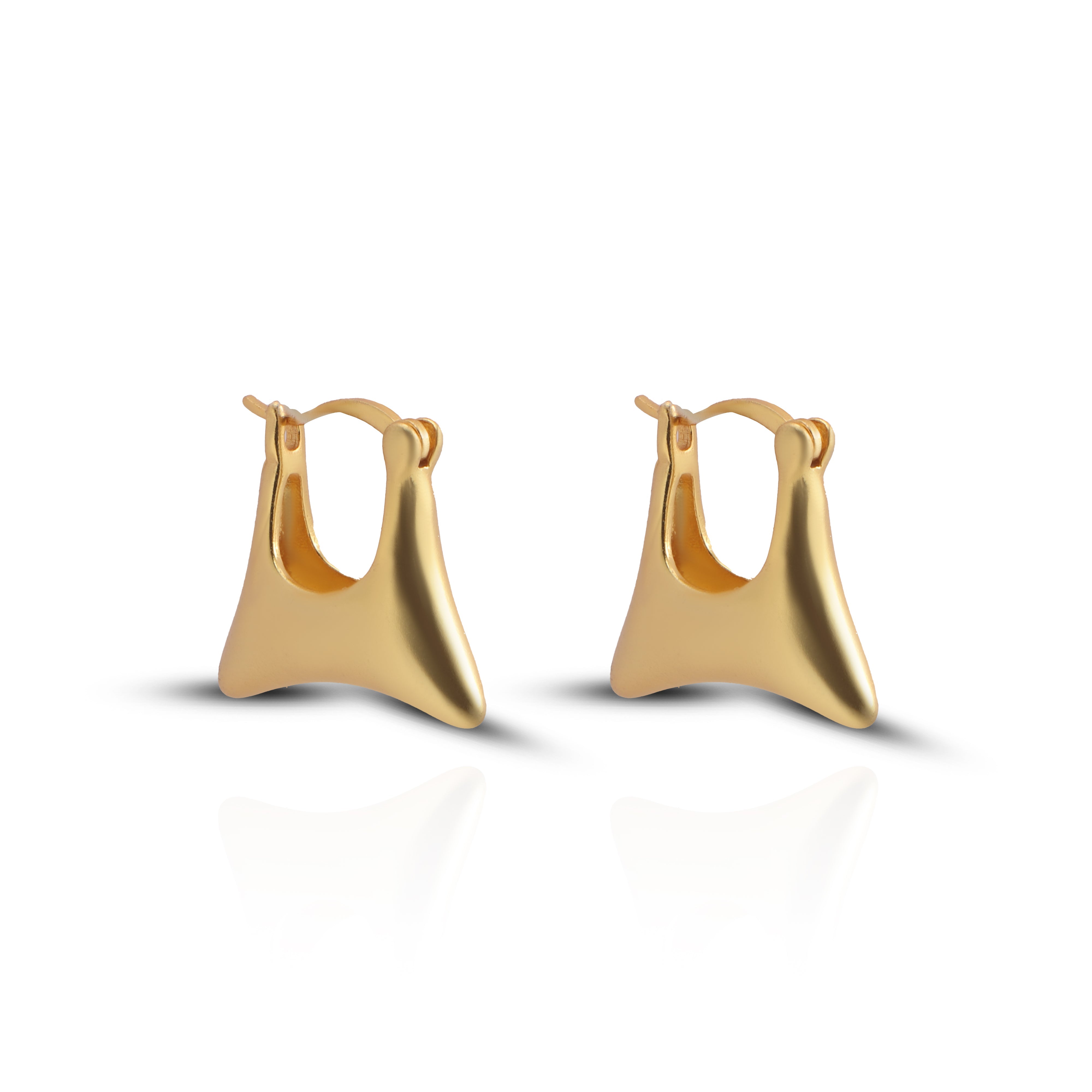 Women's Golden Geometric Hoops