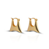 Women's Golden Geometric Hoops