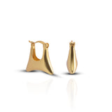 Women's Golden Geometric Hoops