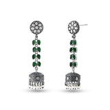 Women's Green Raisa Jhumki