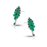 Women's Green Floret Bloom Danglers