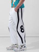 Men's Relaxed Fit Self Design Mid-Rise Jogger