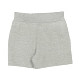 Girls Grey Regular Fit Below Knee Solid Shorts